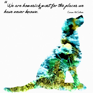 Colorful Dog Art And Quote - By Nostalgic Art Print by Nostalgic Art
