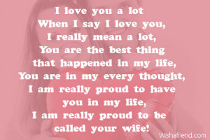 love you poems for husband