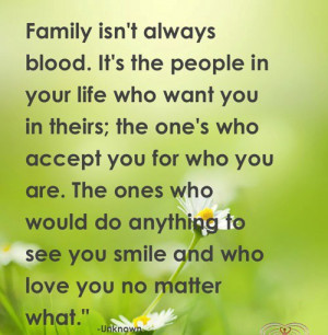 family isn t always blood