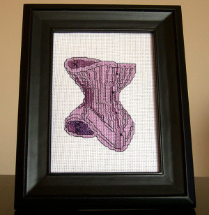 Corset Cross Stitch Pattern
