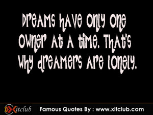 You Are Currently Browsing 15 Most Famous Dreams Quotes