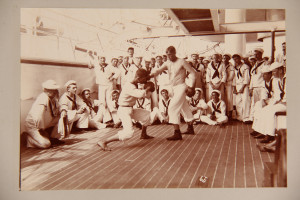 GEORGE DEWEY]. Photograph album, inscribed “A Merry Xmas to Admiral ...