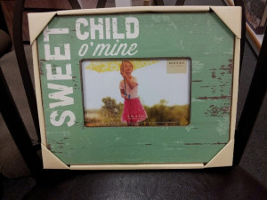 Wooden frames with sayings
