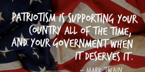 patriotism quote by mark twain patriotism quote by mark twain happy ...