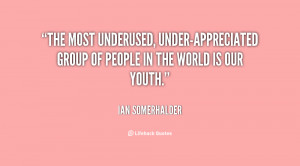 The most underused, under-appreciated group of people in the world is ...