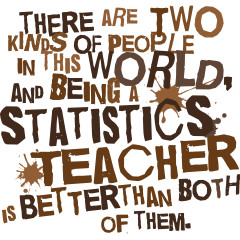 Funny Statistics Teacher Quote Gift