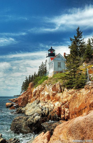 Acadia National Parks, Harbor Lighthouses, Maine Beach, Harbor Head ...