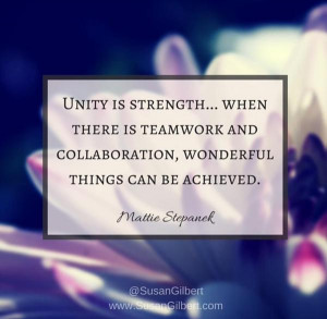 unity is strength 10millionmiler quote leadership inspiration quotes ...