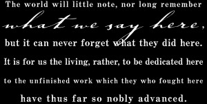 Gettysburg Address Quotes