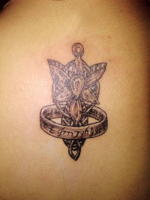 Tattoo #Evenstar #Ring #Lord of the rings #Elvish
