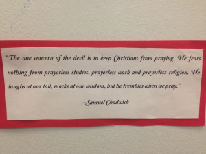 Great quote on prayer