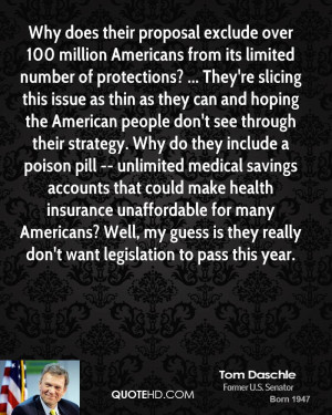Why does their proposal exclude over 100 million Americans from its ...