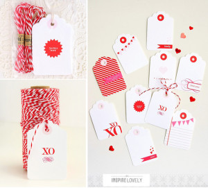 DIY Valentine Craft Products Etsy red hearts valentines gift