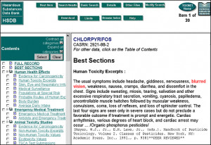 Skill Kit: Basic Searching of the Hazardous Substances Data Bank (HSDB ...