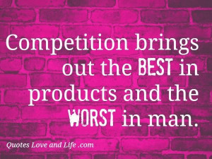 Business quotes competition