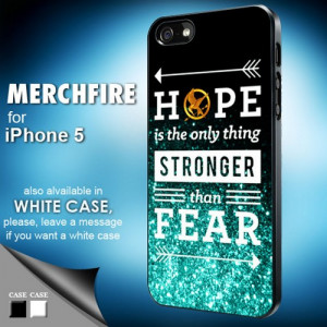 TM 1025 hunger games quote iphone 5 Case