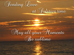 Sending Love At Solstice Time.