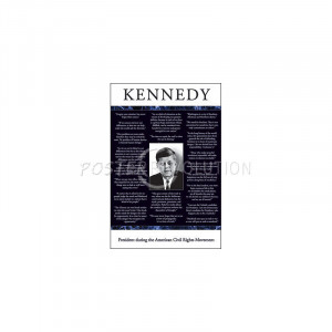 John F Kennedy (Quotes) Art Poster