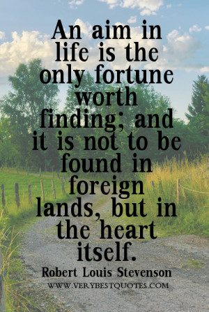 ... and it is not to be found in foreign lands, but in the heart itself