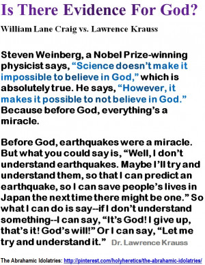 ... in God,. Debate - Dr. William Lane Craig vs Dr. Lawrence Krauss.GIF