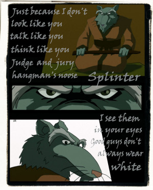TMNT: Splinter Good Guys by CodenameEternity
