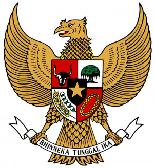 ... in the United States, the Garuda is often used to represent Indonesia