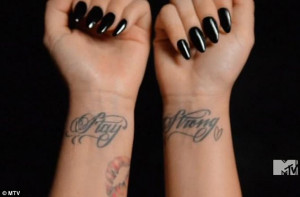 Demi Lovato Stay Strong Tattoo Font I10 Jpg