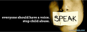 Child Abuse Facebook Timeline Cover