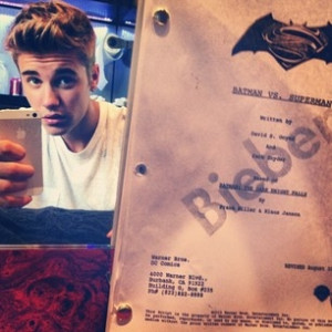 Is Justin Bieber Robin in 'Batman vs Superman?' Script Pics Tease 2015 ...
