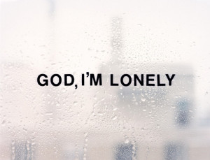 black and white, god, lonely, quote, rain, sad, text, typography ...