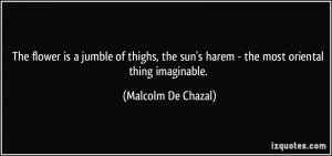 Malcolm De Chazal Quotes