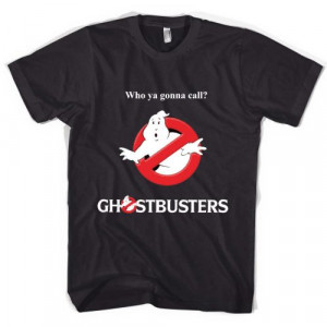 Ghostbusters Quotes Movie Game Song Pictures Logo Black T-shirt