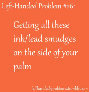 The dreaded ink smudge! remember those old inky Papermates we used in ...