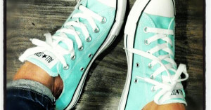 Tiffany blue converse – YES!