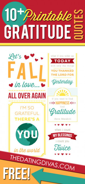 Printable Quotes to Show Your Gratitude