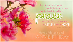 Blessed Birthday Ecard