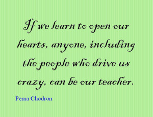 Quote of the Day : Pema Chodron