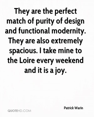 They are the perfect match of purity of design and functional ...