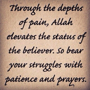 Patience and prayer