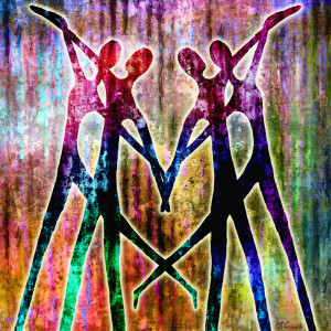 Abstract Sacred Art, Abstract Paintings Love