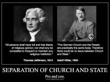 Correcting a Jefferson quote on separation of church and state