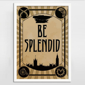 Steampunk Art Print Poster from the Black Sails Steampunk quotes ...