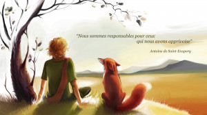 Antoine de Saint-Exupery quote Wallpaper