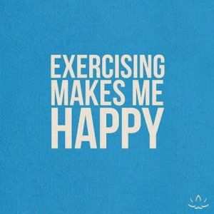 wish to make more time for exercise again. It definitely makes me ...