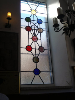 Kabbalah-Tree window of Ari Synagogue