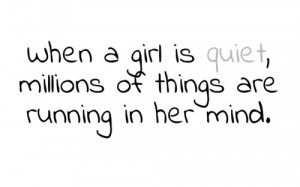 When a girl is quote