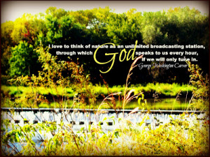... Quotes On Love And Life Of God With The Garden Picture ~ Religion