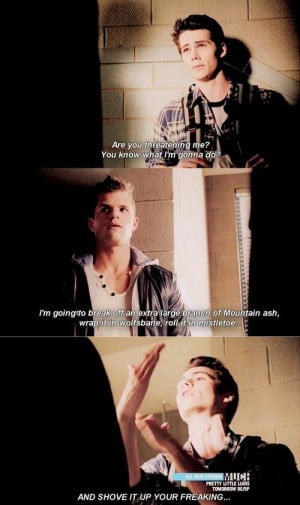 Teen Wolf funny moment and then Scott interrupts