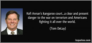 kangaroo court...a clear and present danger to the war on terrorism ...