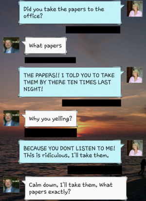 It’s the story of our lives, isn’t it, ladies? They don’t ...